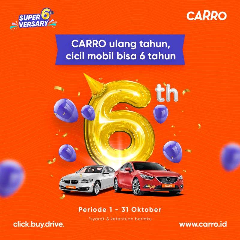 Promo kredit mobil bekas di CARRO Indonesia