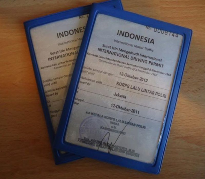 dokumen Internasional Driving Permit di Indonesia